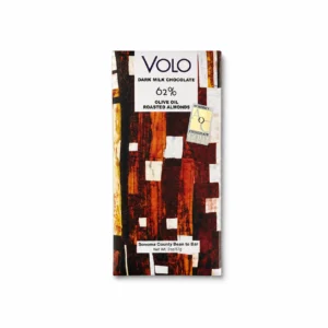 62% Dark Milk Chocolate, Olive Oil & Roasted Almonds